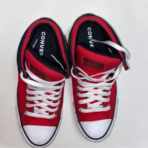 Converse Chuck Taylor All Star High Unisex Black and White Sneakers Men 6.5 W8.5 - Picture 6 of 12
